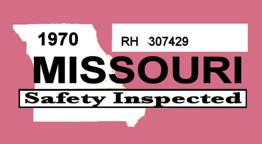 (image for) 1970 Missouri inspection